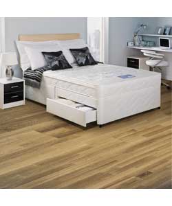 Recharge Memory Double Divan Bed - 2 Drw