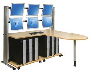 LCD LAN stations