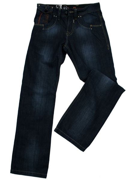 Le Breve Dark Denim Carbon Jeans