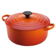 24cm Round Casserole Volcanic