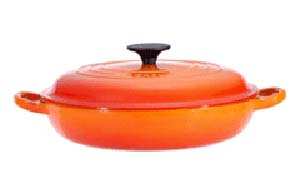 LE CREUSET 26cm x 5cm Shallow Cast Iron