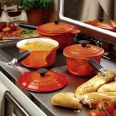 le creuset Satin Black 3-Piece Pan Set