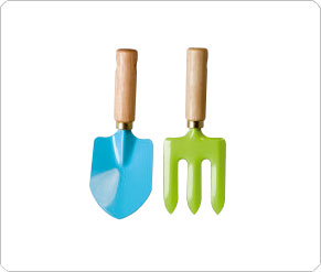 Leapfrog Green Fork and Spade Set