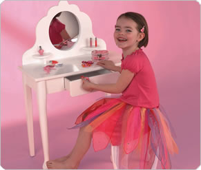 Vanity Table and Stool