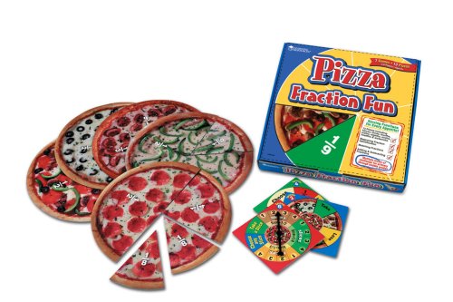 Learning Resources Pizza Fraction Fun Game