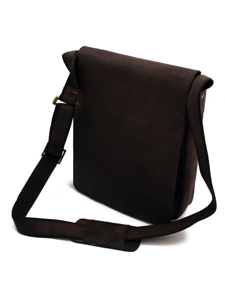 Hunter Brown Large Messenger Bag