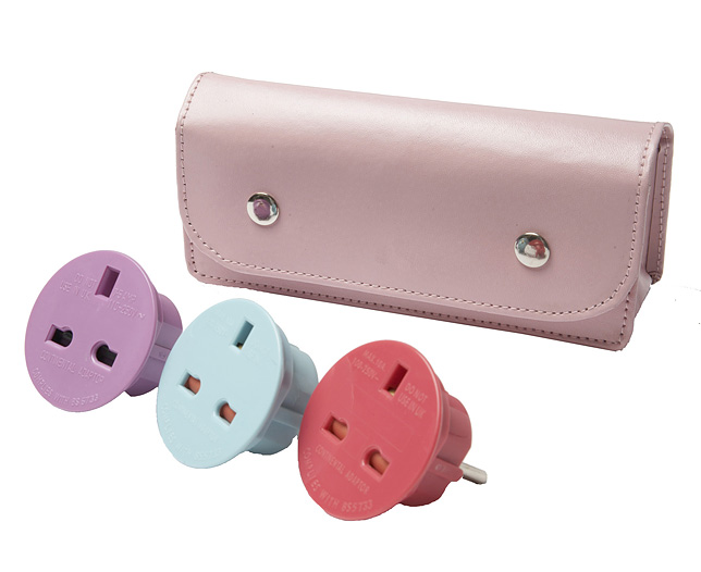 Travel Plug Set - Pink