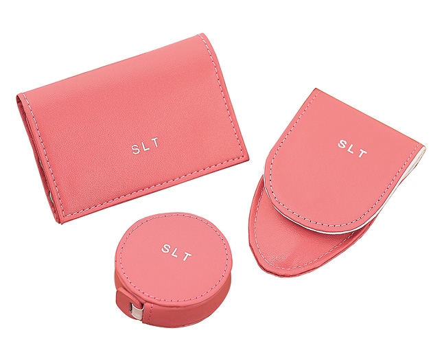 Travel Trio - Pink Personalised