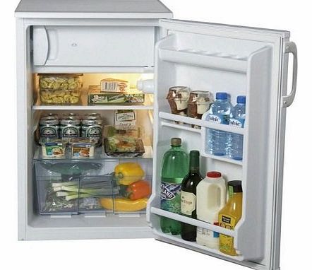 LEC R50263W White 77L Undercounter Fridge with 13L Ice Box 835mm x 499mm x 520mm (444441992)