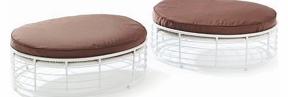 LECO  29910112 Stool Set for Style Lounge Furniture Range 2-Piece