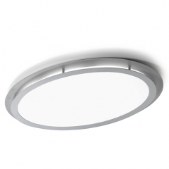 Leds-C4 Lighting Granada Grey Oval Ceiling Light Large