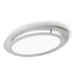 Leds-C4 Lighting Granada Grey Oval Ceiling Light Small