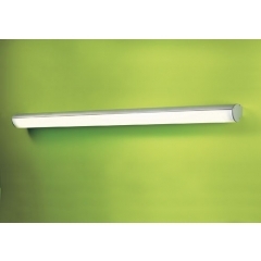 Mirror Satin Aluminium Wall Light Large