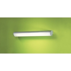 Mirror Satin Aluminium Wall Light Small