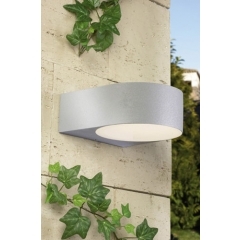 Nemesis Light Grey Outdoor Wall Light