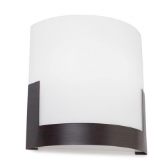 Leds-C4 Lighting Niza Antique Brown and Glass Wall Light