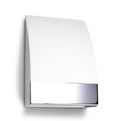 Niza Chrome and Glass Wall Light