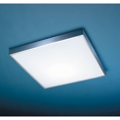 Square Aluminium Ceiling Light Large