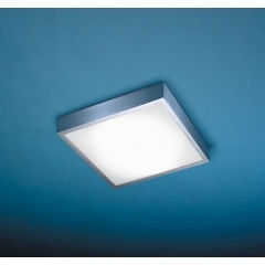 Square Aluminium Ceiling Light Small