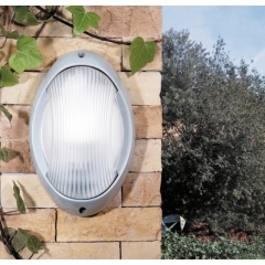 Vulcano Grey Outdoor Wall Light