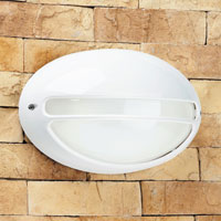 LEDS Lighting Zeus Modern IP44 Rated Outdoor Wall Light In Light Grey Aluminium