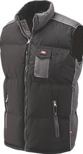 Lee Cooper, 1228[^]7987F Padded Body Warmer Black XX Large 7987F