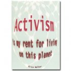 Leeds Postcards Activism is my rent... Postcard