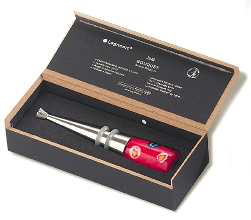 LegnoArt BOUQUET Bottle stopper in Red