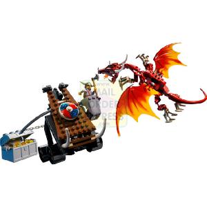 Viking Catapult Versus the Nidhogg Dragon