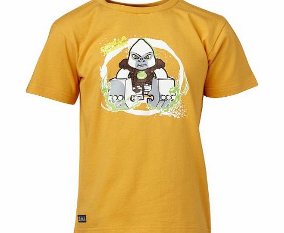 Lego Wear  Boys Chima T-Shirt TRISTAN 501, Orange (Burnt Orange), 4 Years