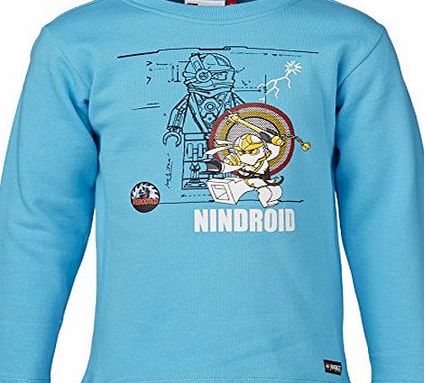 Lego Wear Legowear Boys Chima Shane 701 Sweatshirt, Turquoise, 5 Years (Manufacturer Size:110)