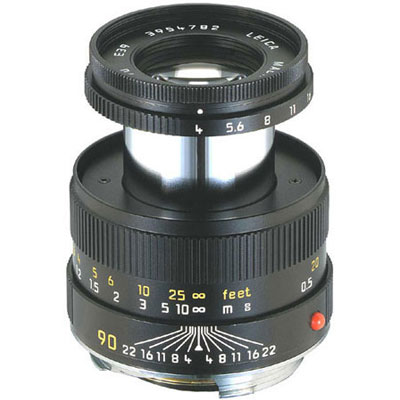 Leica Macro-Elmar-M 90mm f/4 - Black Lens