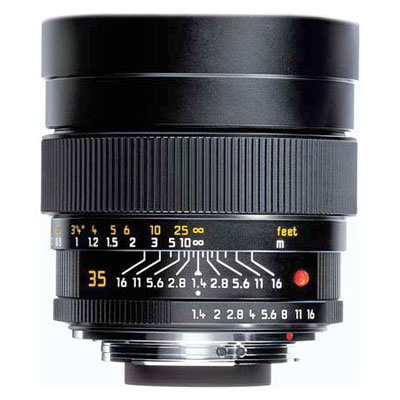 Leica Summilux-M 35mm f/1.4 Aspheric Lens - Black