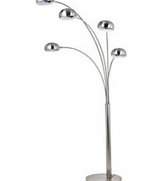 Leitmotiv 5 Arm Bow Floorlamp H:198cm