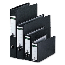 Board Lever Arch File Oblong A4 Black