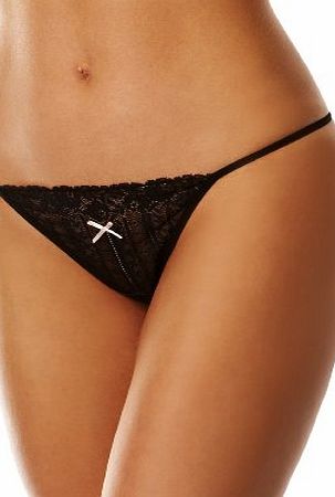 Lepel Athena Thong , Black/Pink , 12