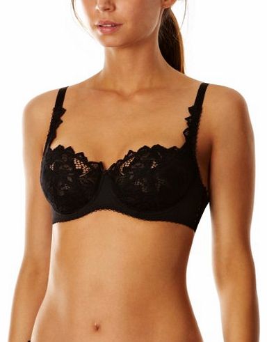 Fiore Full Cup Bra , Black ,32C