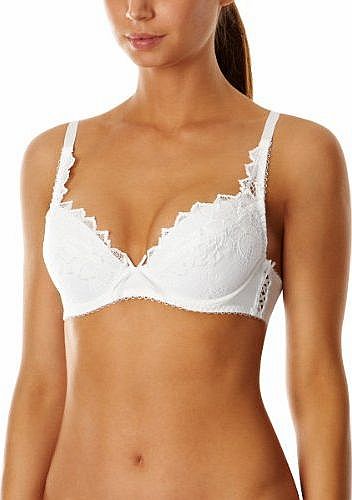 Lepel Fiore Plunge Push Up Bra 93200, White, 36DD