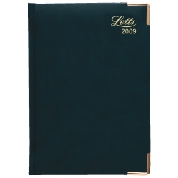 Letts 2009 Connoisseur W/T/V Blue A5 210 x 148 mm