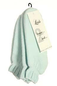 Levante Ladies 2 Pair Levante Well Being Bed Sock And Slipper Socks Cream