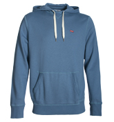 Blue Hooded Sweatshirt