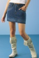 LEVIS bobby anne denim mini skirt