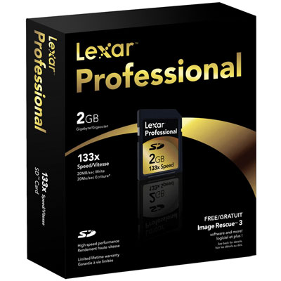 2GB 133x Professional Secure Digital Card