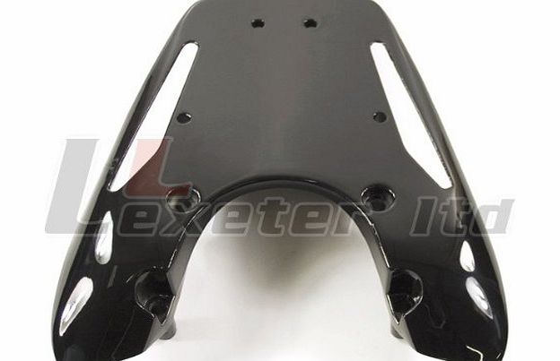 Lextek Scooter Gloss Black Rear Luggage Rack for Direct Bikes 50cc Ninja DB50QT-15B