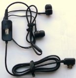 LG EMARTBUY GENUINE LG KG810 KP100 KP500 COOKIE KS360 KU990 VIEWTY IN EAR STEREO HANDSFREE HEADSET BLACK