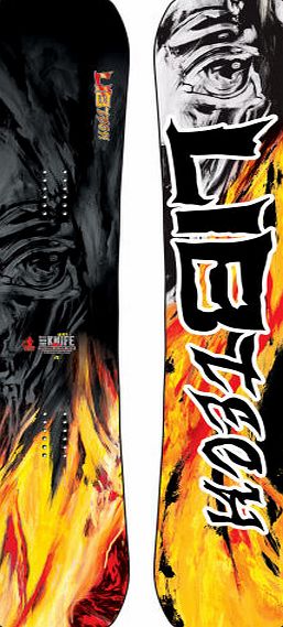 Lib Tech Mens Lib Tech Hot Knife Mid Wide Snowboard -