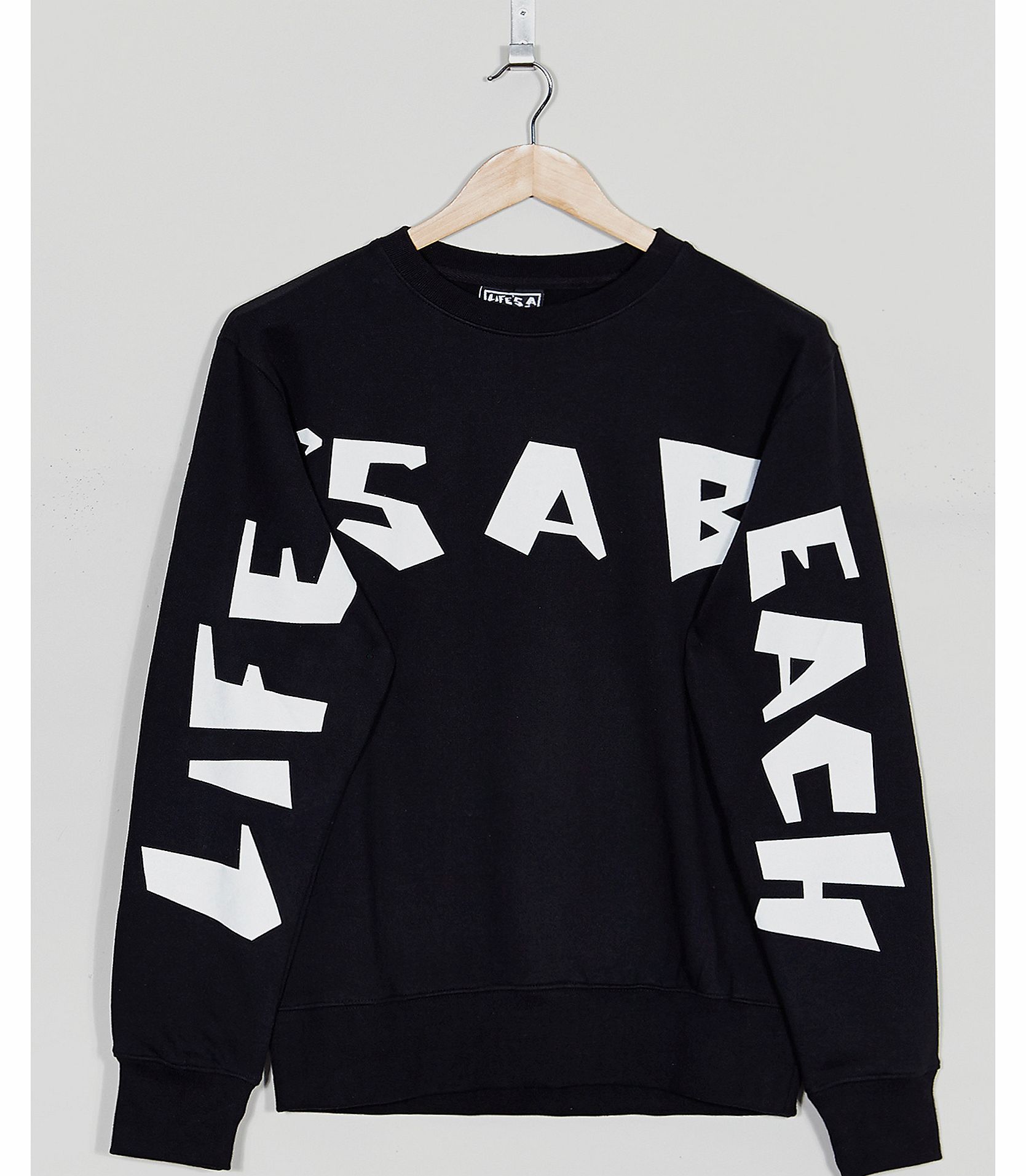 Lifes A Beach Strip Logo Sweatshirt