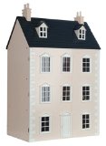 lime marketing 3 STOREY DOLLS HOUSE/ WOODEN/ DARTMOUTH/ PINK/ GEORGIAN