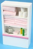 LIME MARKETING DOLLS HOUSE 1/12 SCALE/ BATHROOM SHELVING SET/ NEW