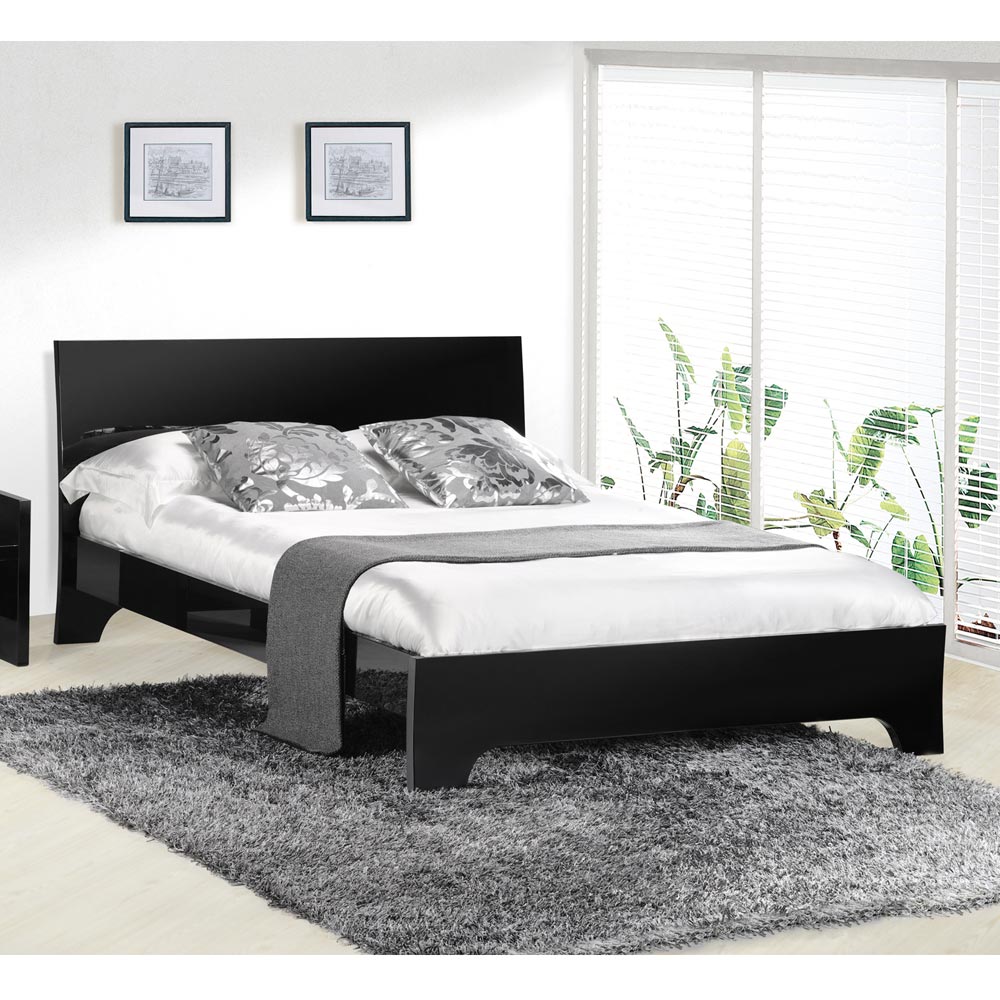 Limelight Beds 6Ft Phobos Black Bedstead